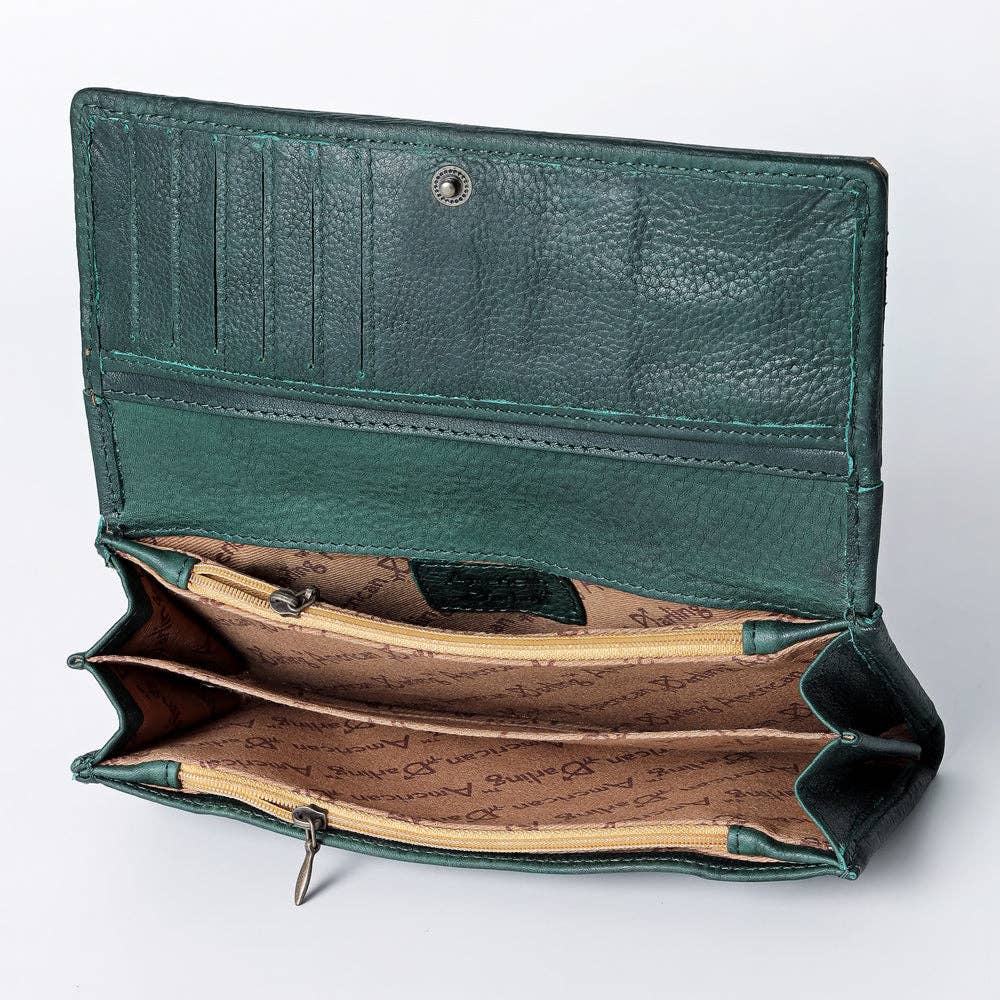 LC-ADBGZ404D Wallet Genuine Western Leather Women Bag: ADBGZ404D