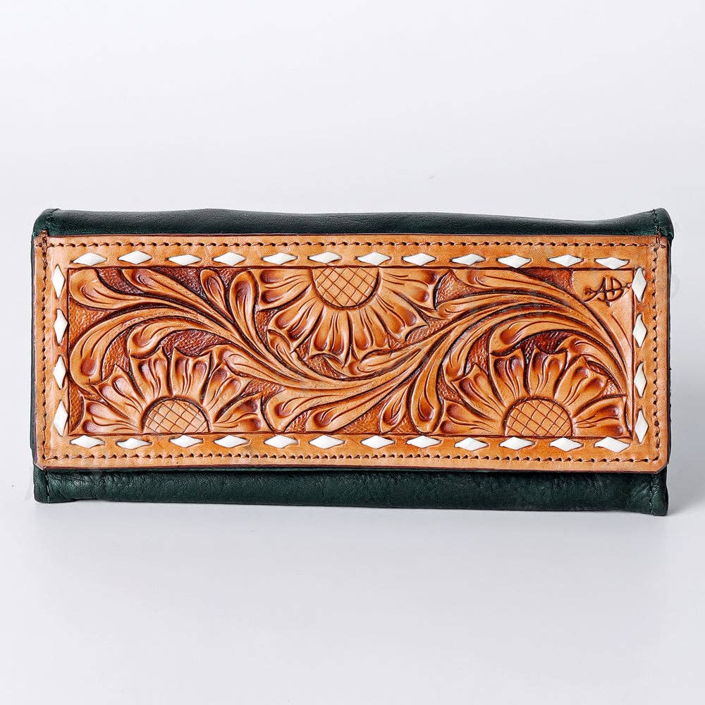 LC-ADBGZ404D Wallet Genuine Western Leather Women Bag: ADBGZ404D
