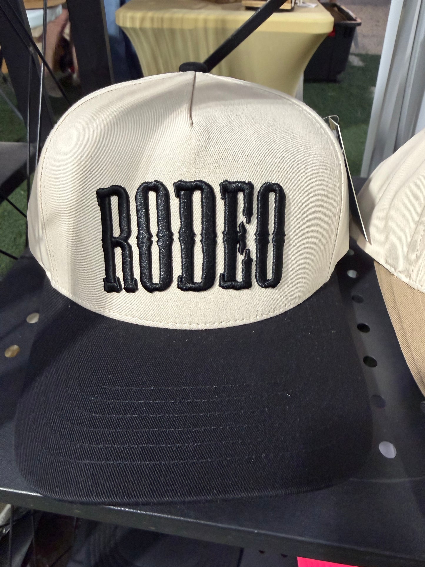 RODEO Black Snapback Hat
