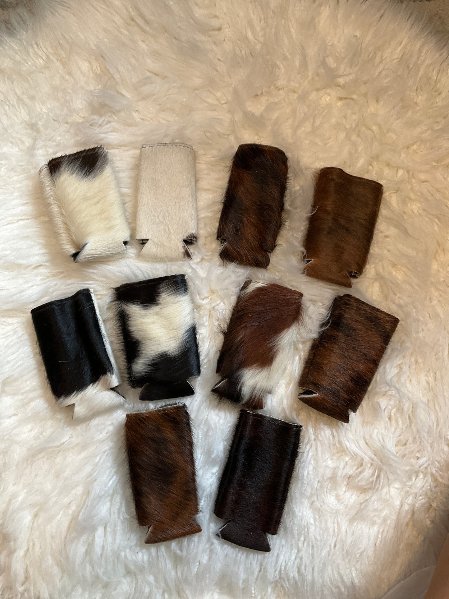 Cowhide Slim Coozies