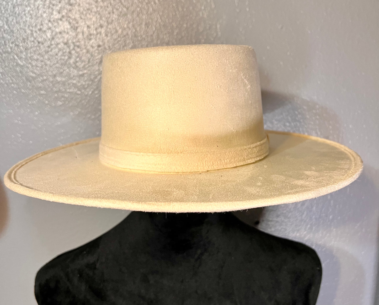Western Felt Hat - Cream