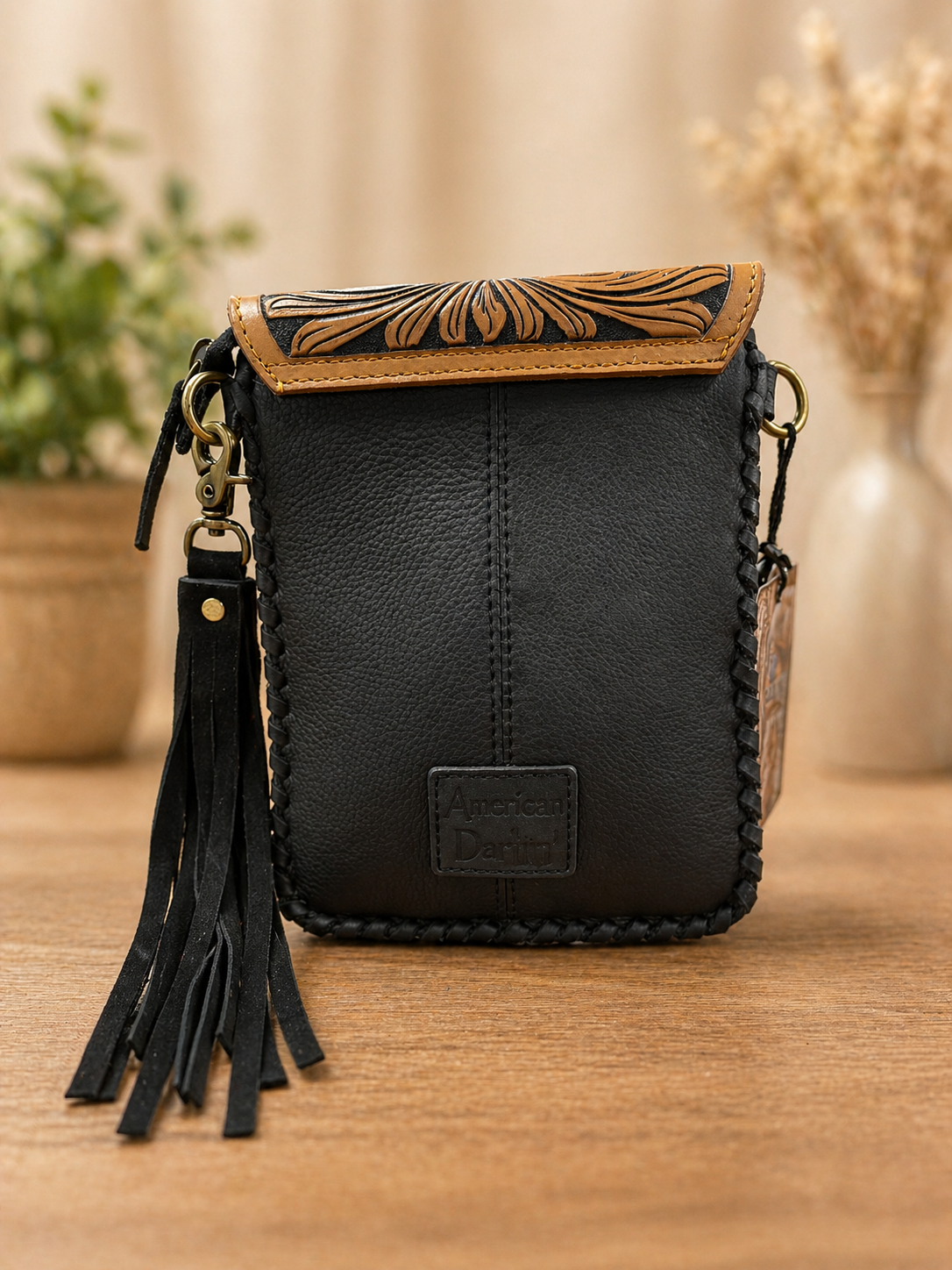 LC-ADBGD115 Crossbody Hair-On Genuine Western Leather Women Bag: ADBGD115