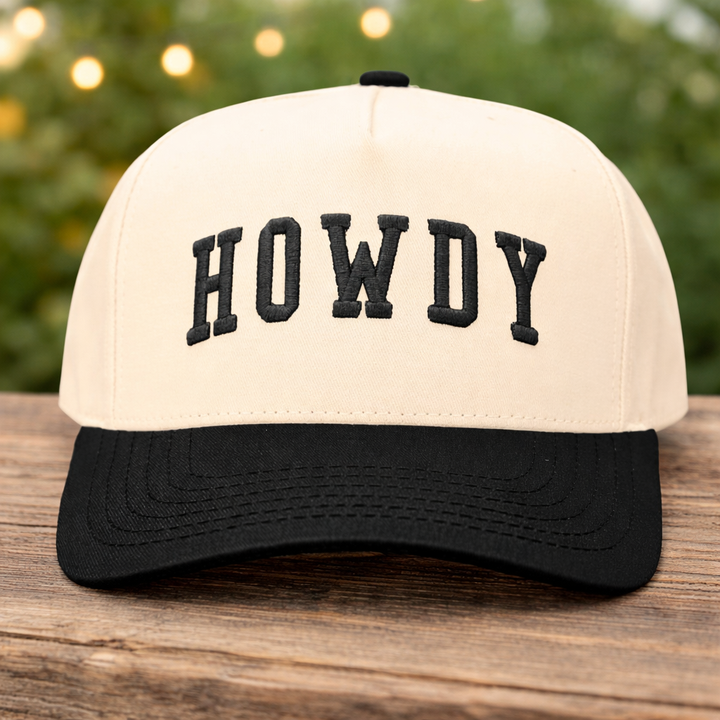 Classic “HOWDY” Two-Tone Trucker Hat