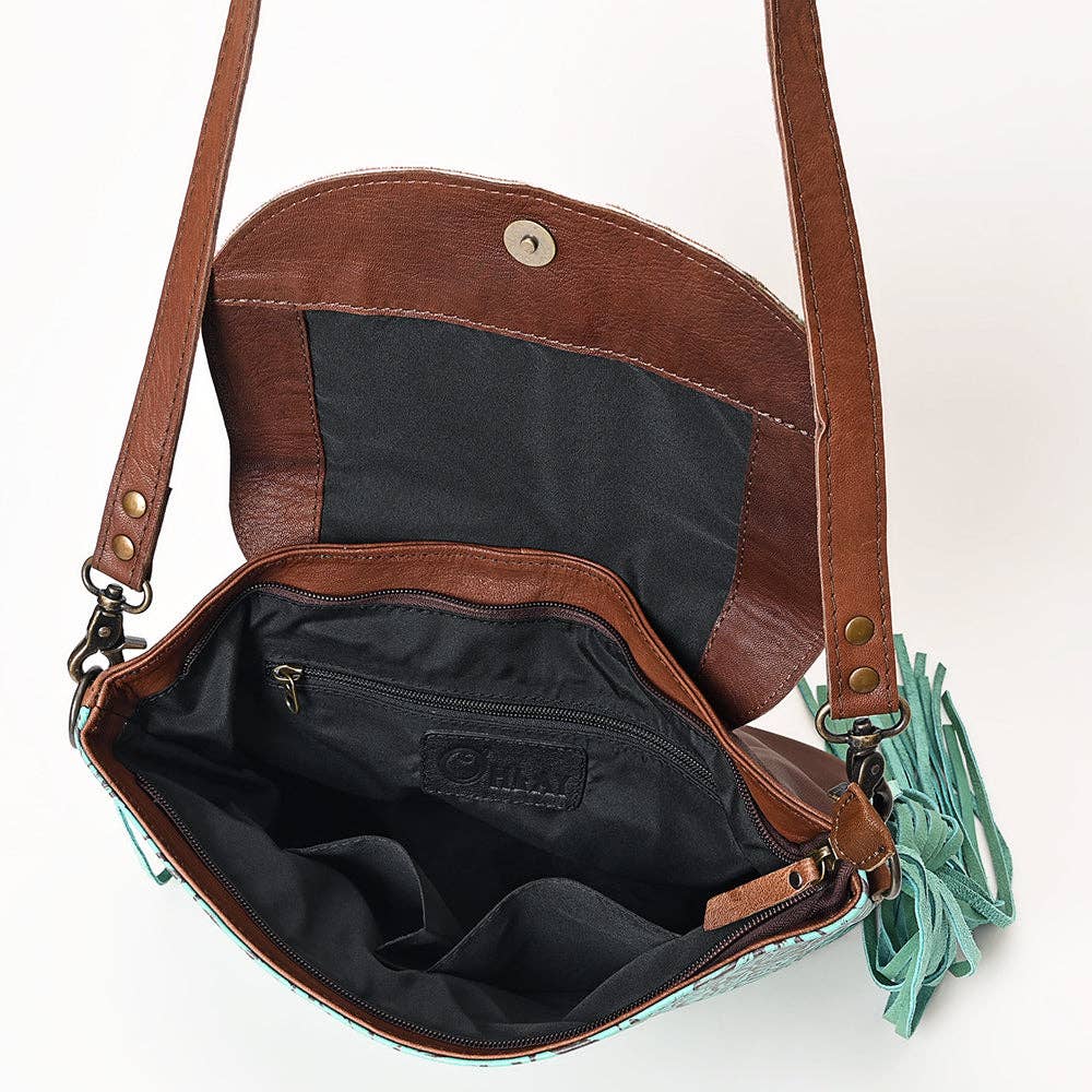 OHG168 Crossbody Genuine Leather women bag western Bag: OHG168