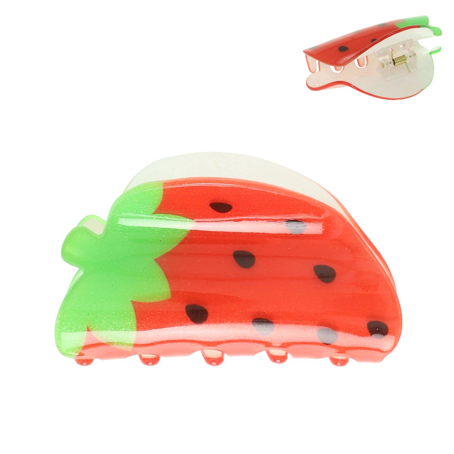 Strawberry Acrylic Hair Claw Clip