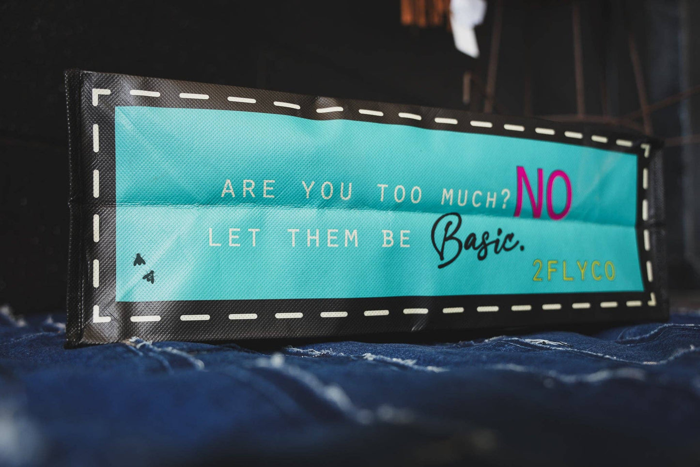 WESTERN CHECKERED REUSABLE TOTE