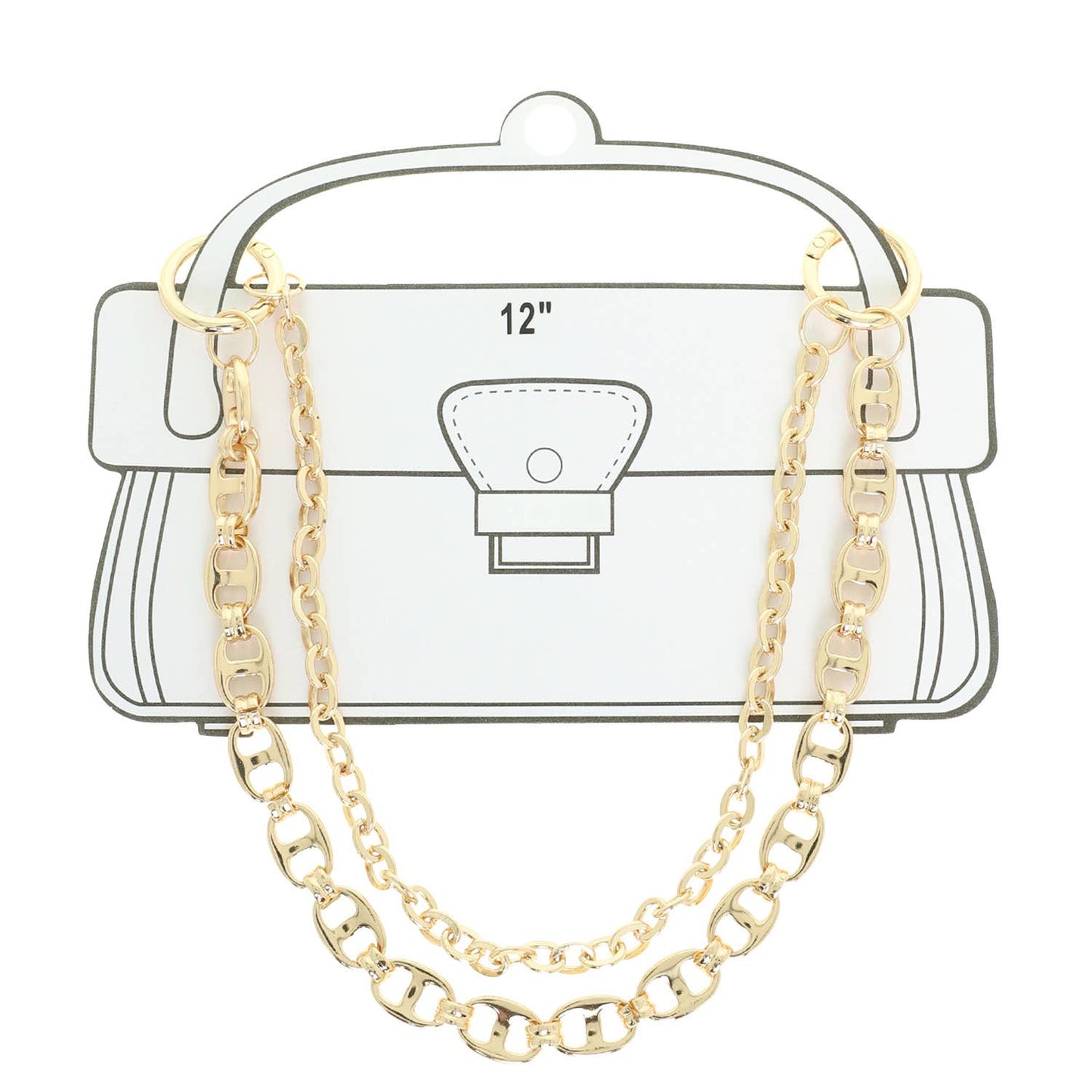 Dual-Strand Pop-Top Bag Chain