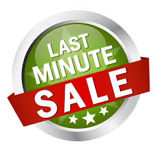 Last Minute Sale!