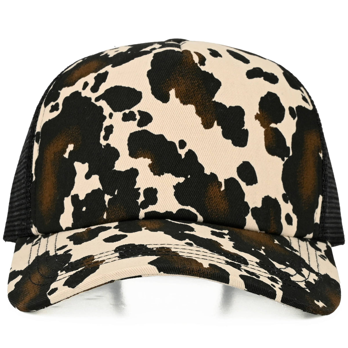 C.C Cow Pattern with Mesh Back Baseball Cap Trucker Hat: Cow