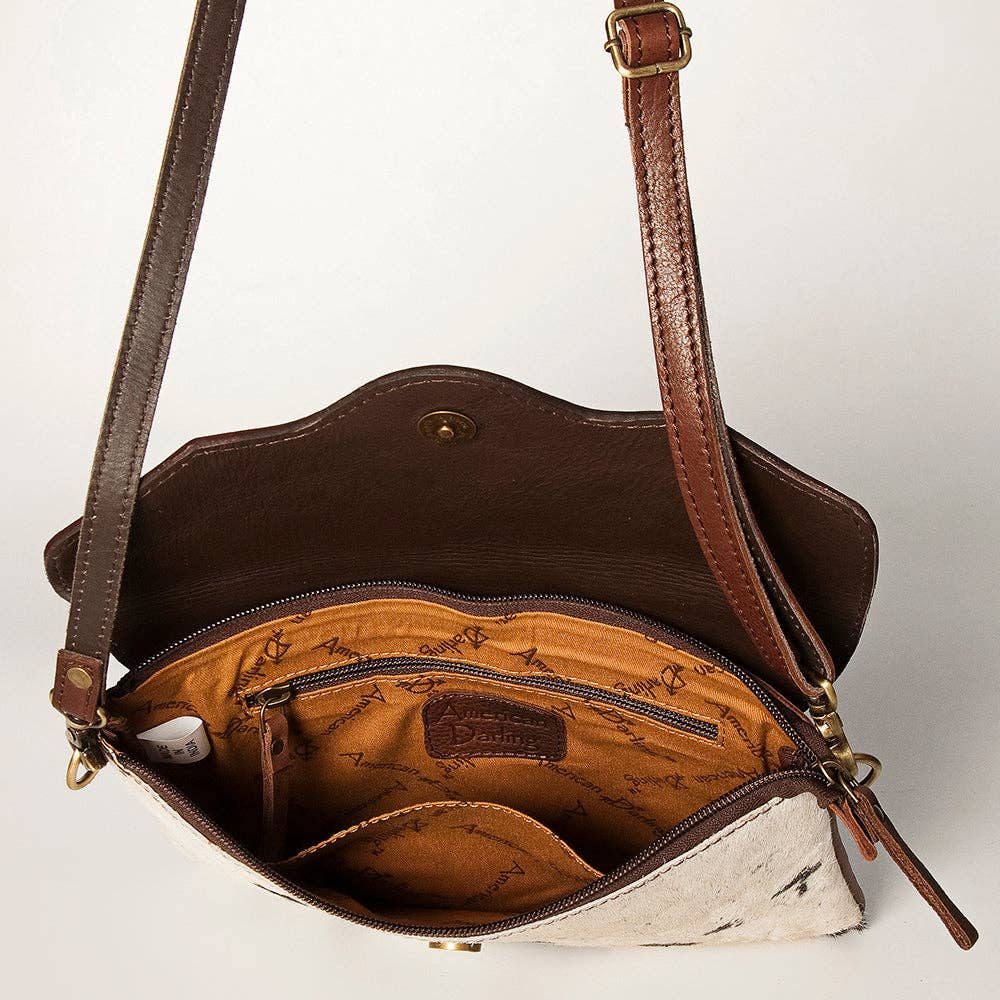 ADBG405BKW Envelope Genuine Western Leather Women Bag: ADBG405BKW
