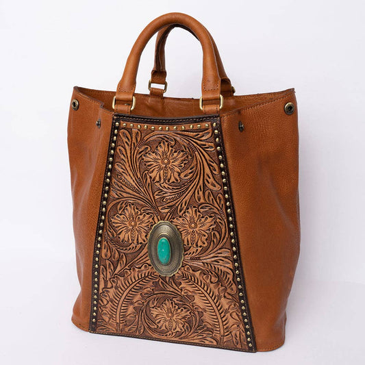 LC-ADBGI217C Tote Genuine Western Leather Women Bag: ADBGI217C
