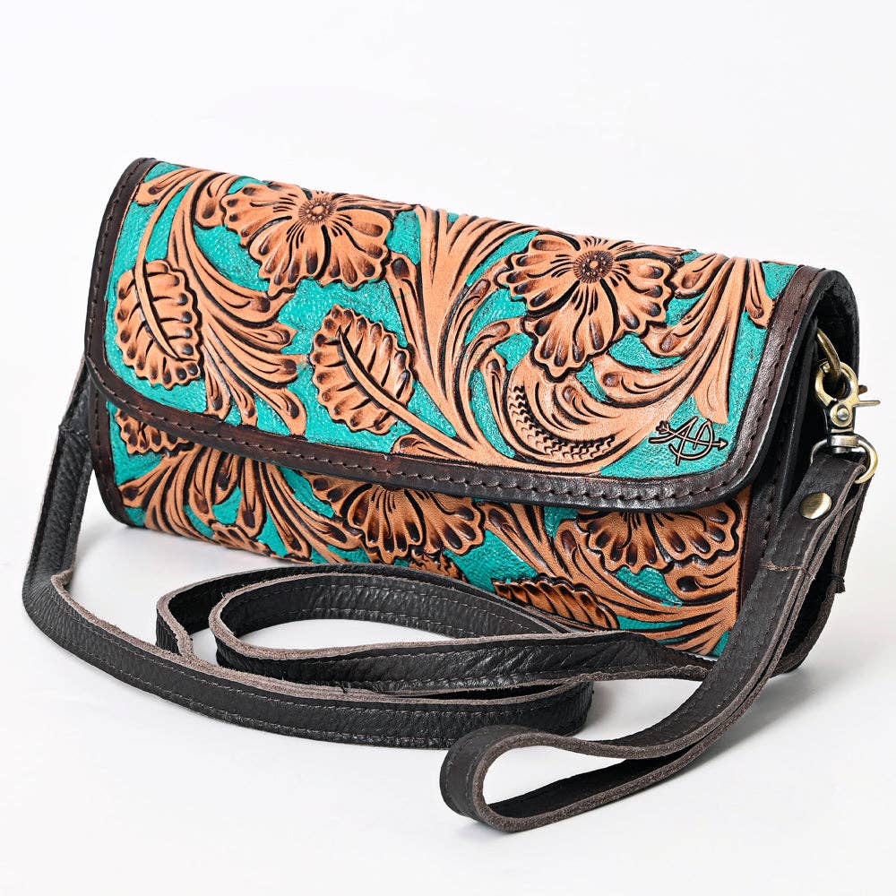 LC-ADBGA361 Wallet Genuine Western Leather Women Bag: ADBGA361