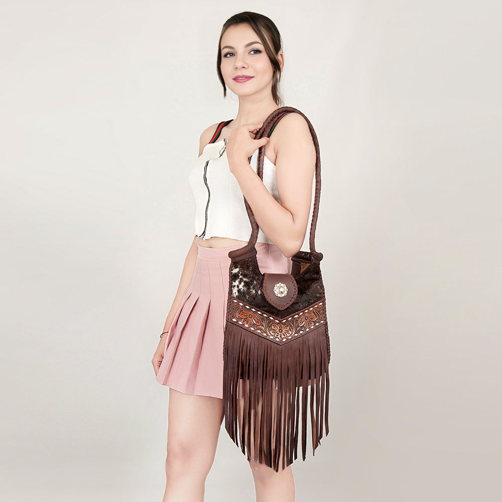 LC-ADBGZ287 Crossbody Genuine Western Leather Women Bag: ADBGZ287