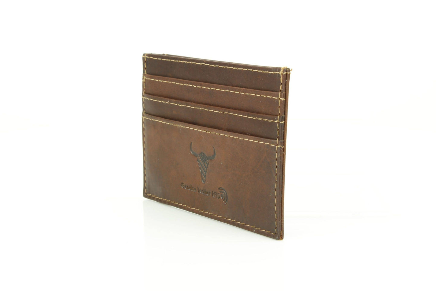 Oil Pull-Up Leather RFID Wallet with ID Window 8035