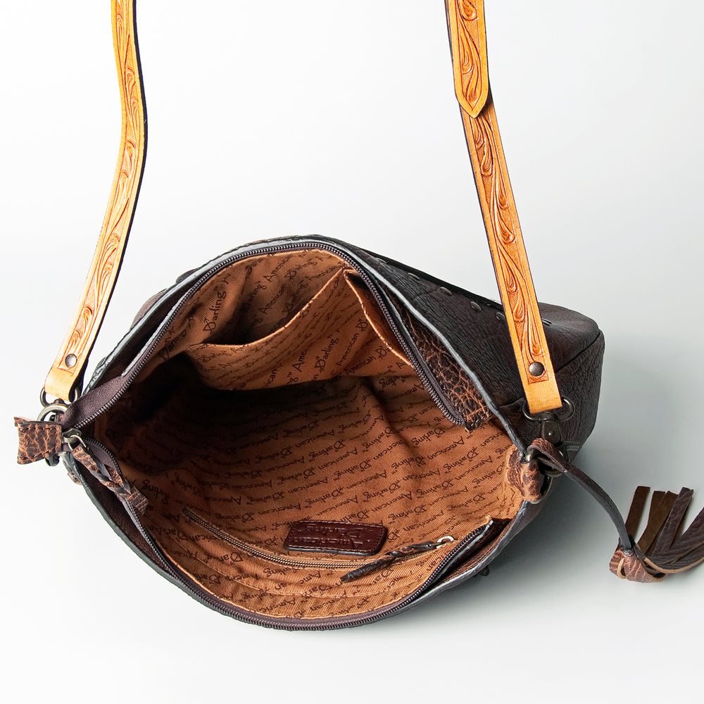 LC-ADBGZ476 Messenger Genuine Western Leather Women Bag: ADBGZ476