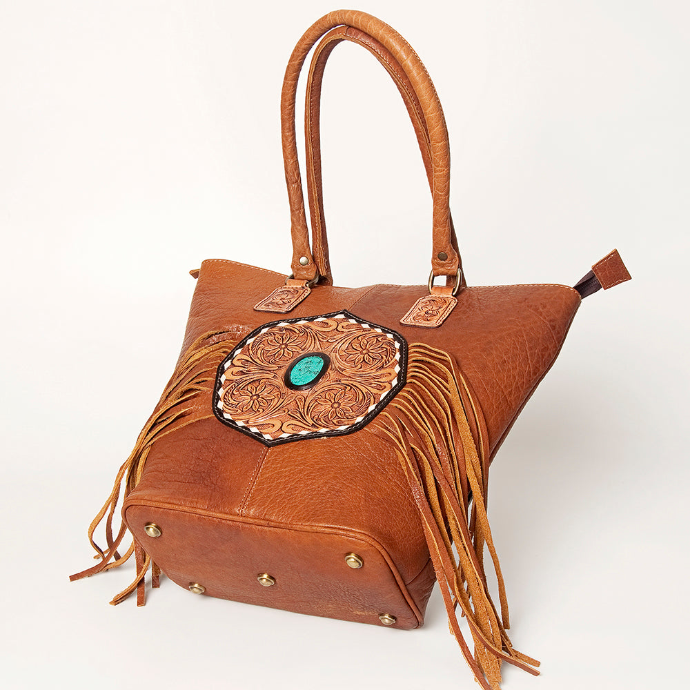 LC-ADBGA208A Tote Genuine Western Leather Women Bag: ADBGA208A