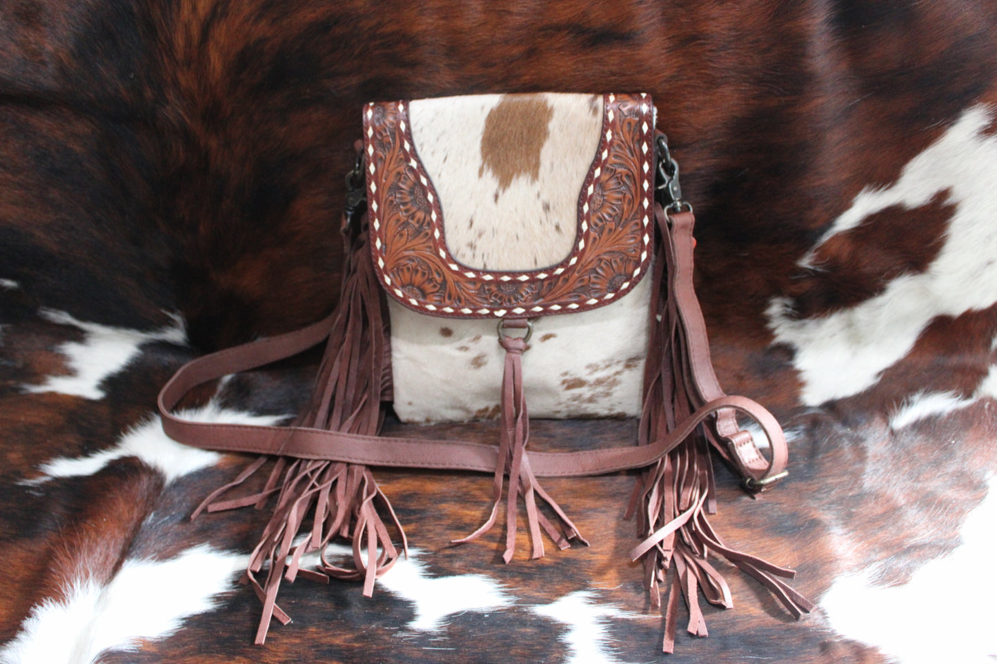 Dusty Trail Hair-On Saddle Bag - KBG248 A