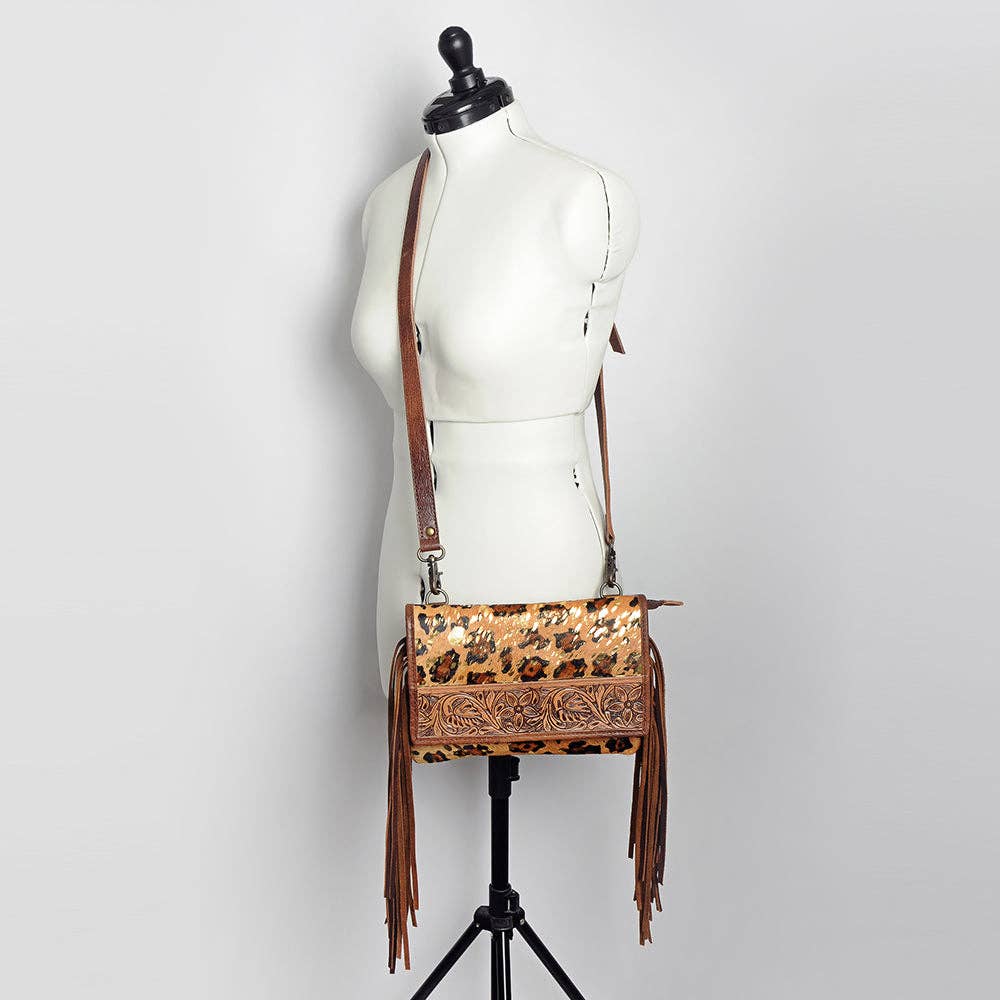 ADBG506CHEGOFRNG Crossbody Genuine Western Leather Women Bag: ADBG506CHEGOFRNG
