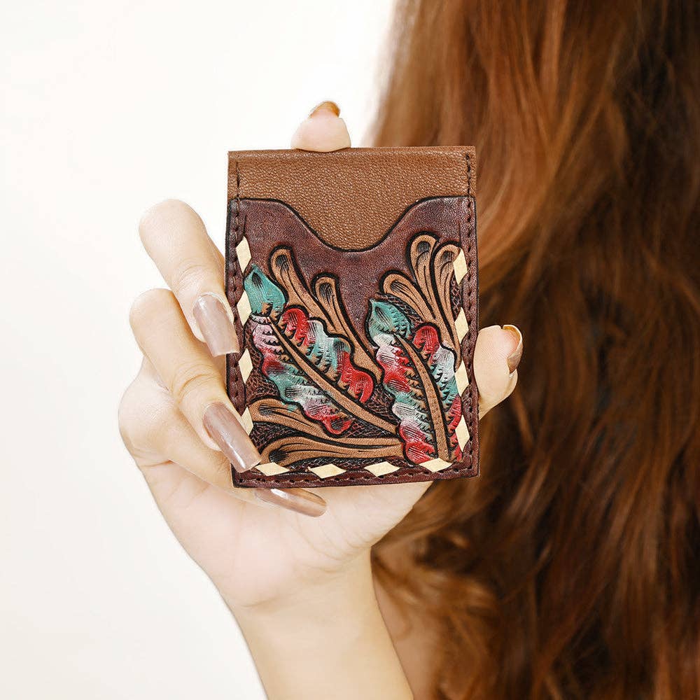 OHCCG102 Card-Holder Genuine Leather women bag western Bag: OHCCG102A