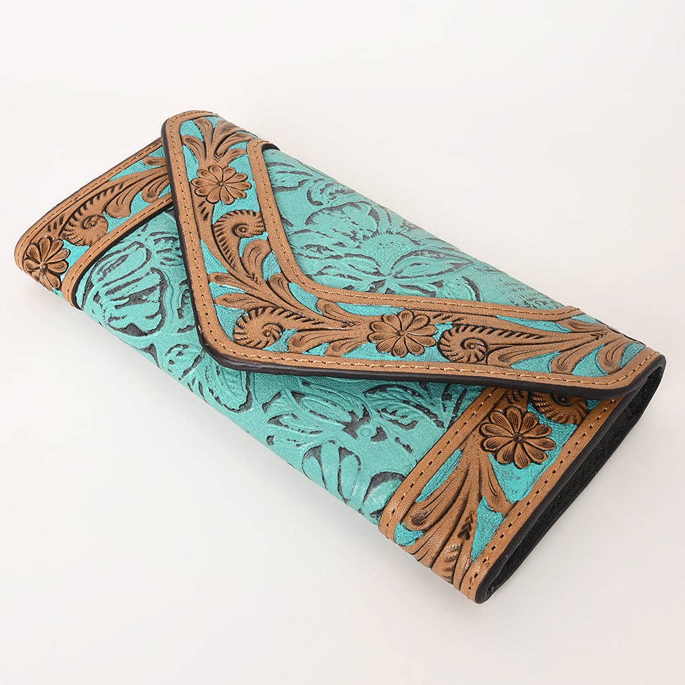 Turquoise Western Wallet KBG101