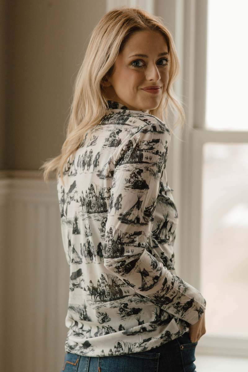 Spirit of The Plains Mesh Top: S-XL