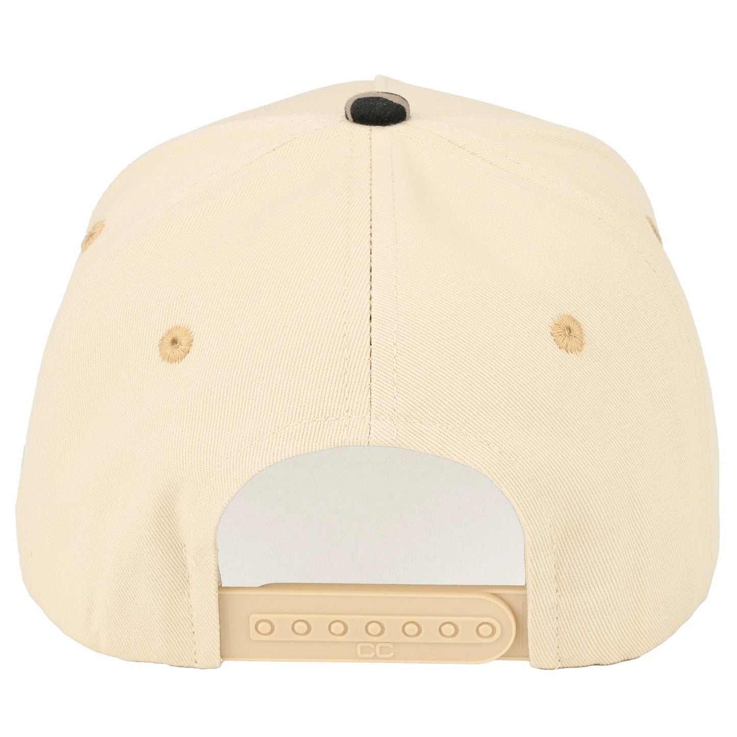 C.C AMERICAN DARLIN' Letter on Two Tone Trucker Hat: Leopard