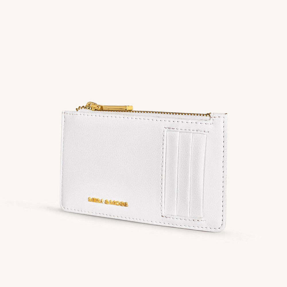 Mira & Moss Ruby Card Wallet - Ivory: IVORY