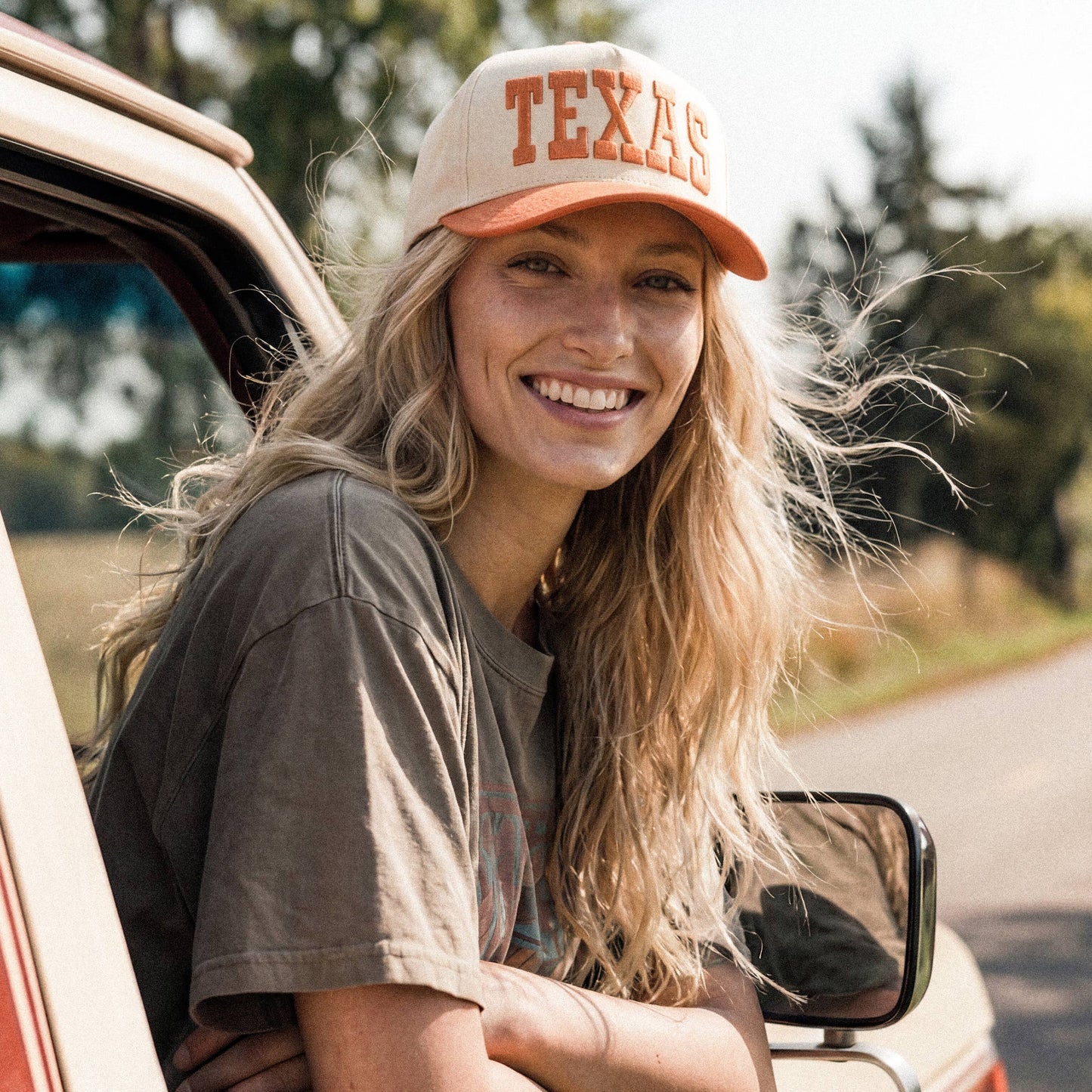 C.C TEXAS Embroidered Cotton Baseball Cap: Leopard