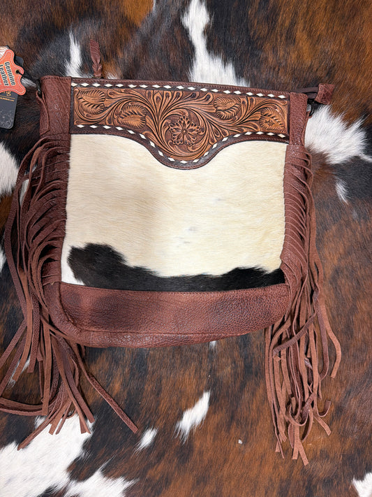 LC-ADBGZ255B Crossbody Genuine Western Leather Women Bag: ADBGZ255B