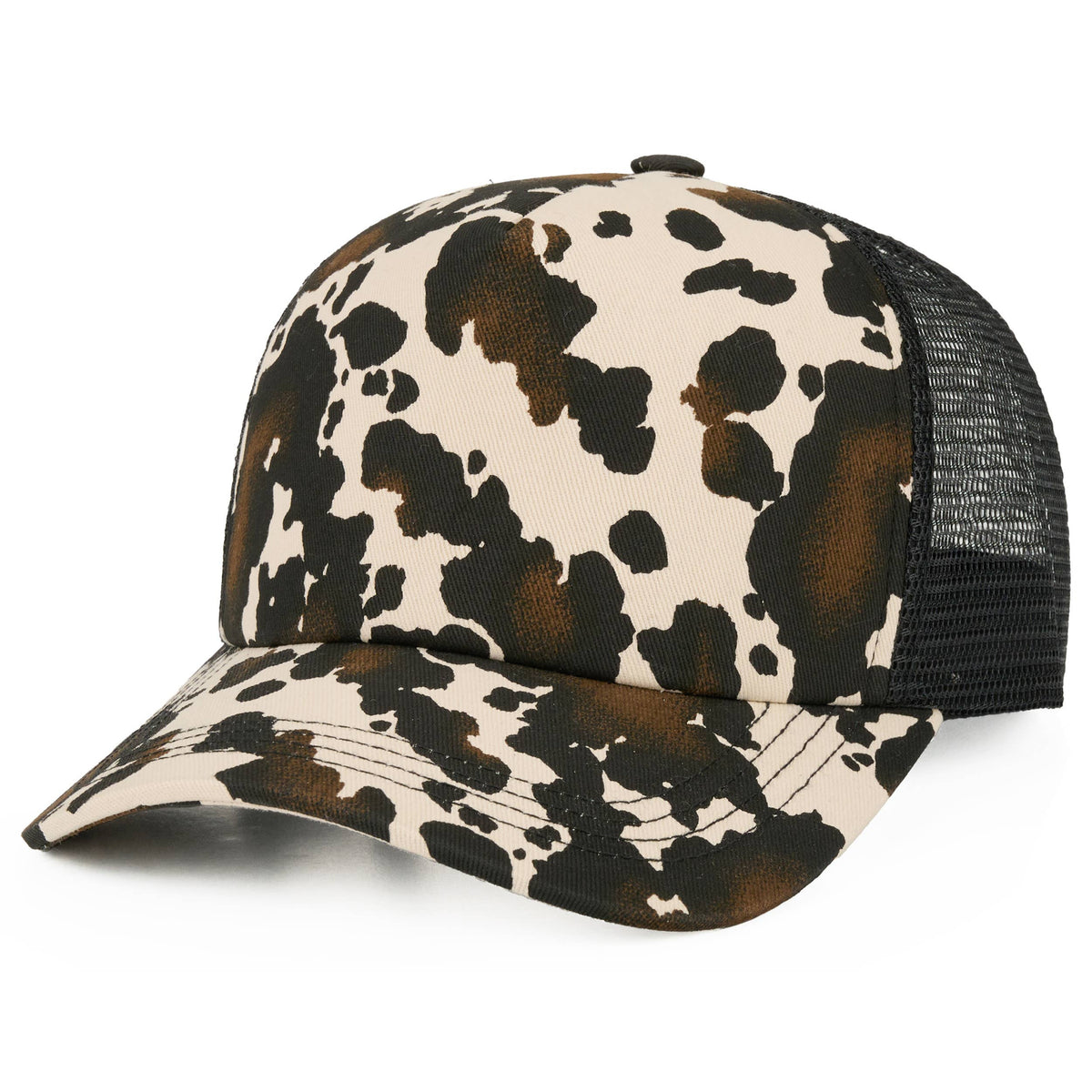 C.C Cow Pattern with Mesh Back Baseball Cap Trucker Hat: Cow