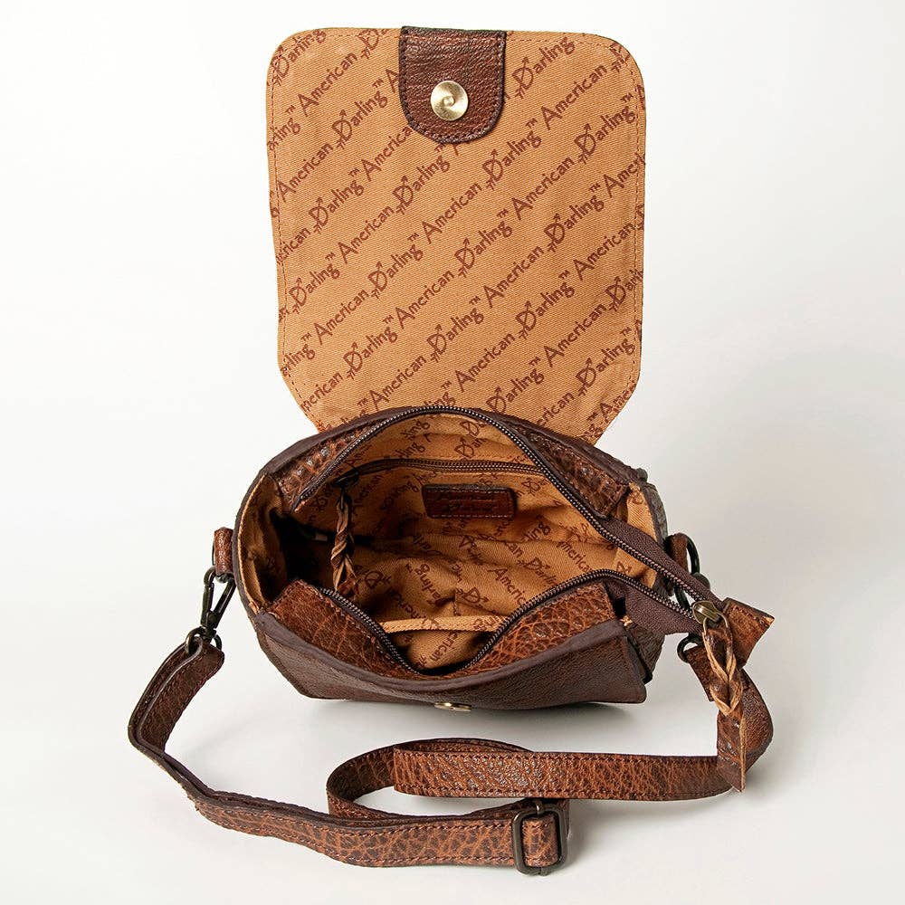 American Darling Crossbody Genuine Western Leather Women Bag: ADBGZ449A