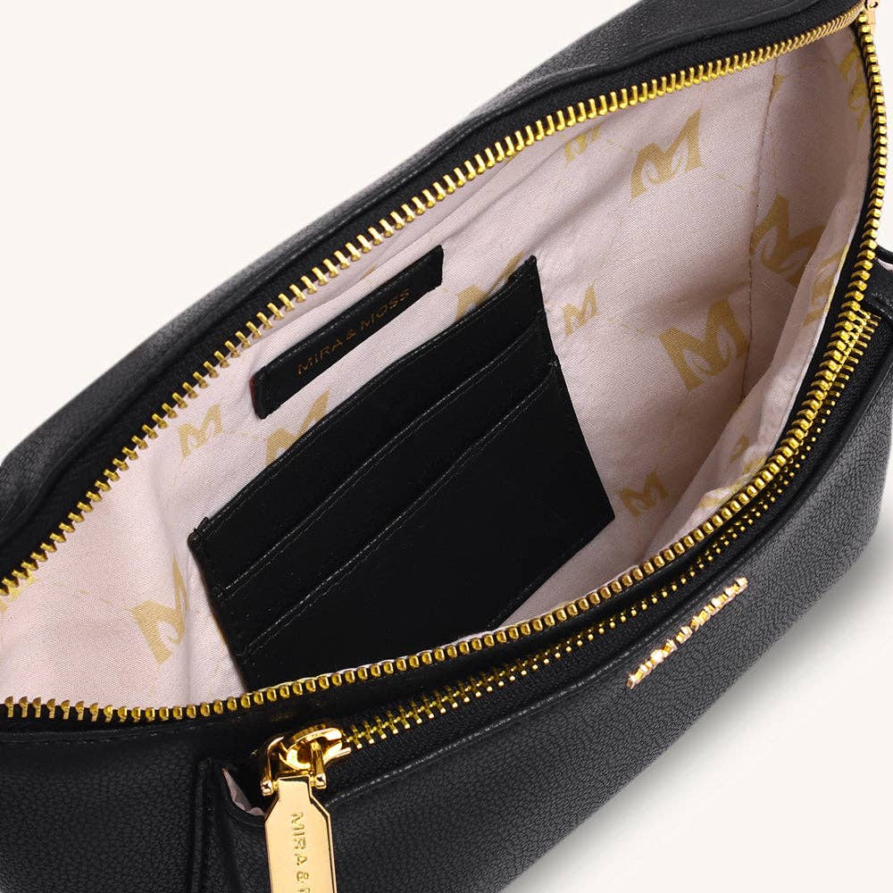 Mira & Moss Blair Fanny Bag - Black: BLACK