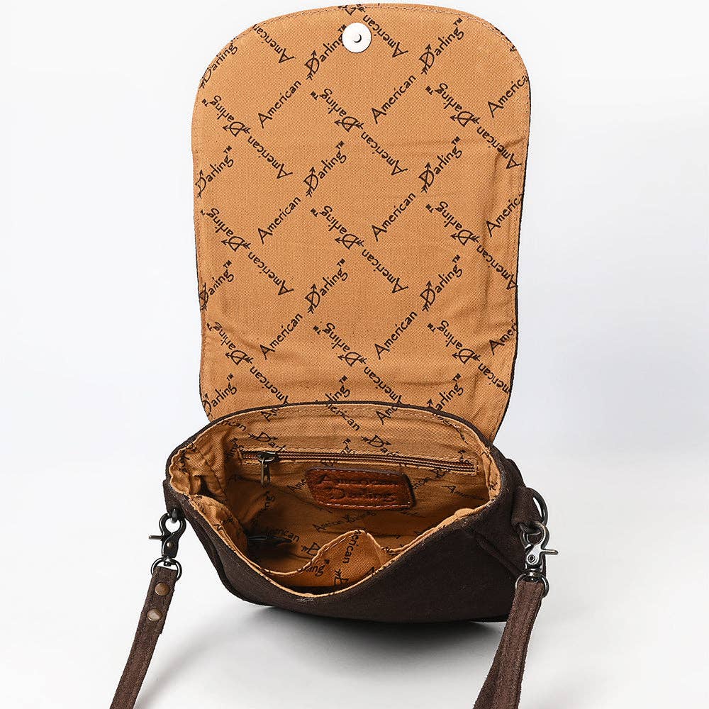 ADBG1622 Crossbody Genuine Western Leather Women Bag: ADBG1622D