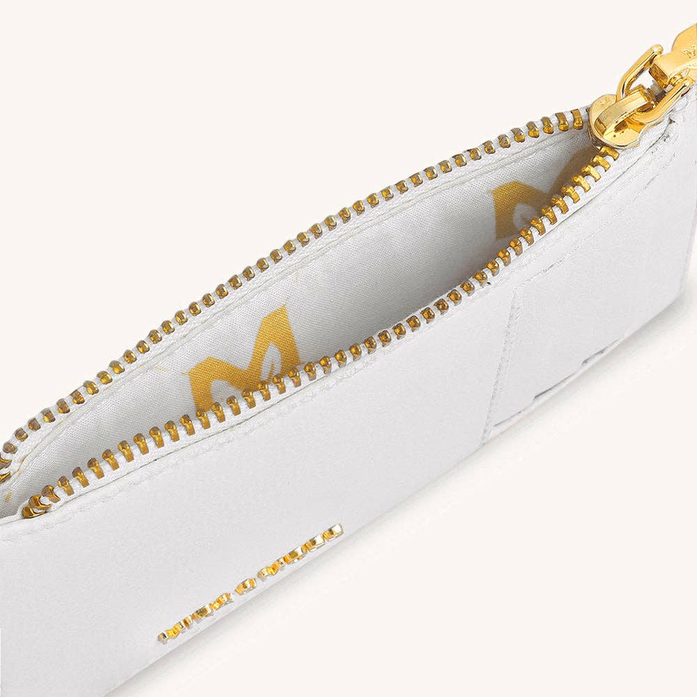 Mira & Moss Ruby Card Wallet - Ivory: IVORY