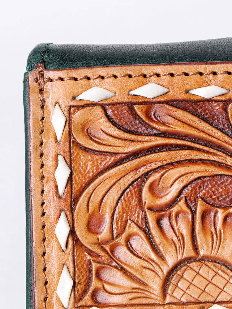 LC-ADBGZ404D Wallet Genuine Western Leather Women Bag: ADBGZ404D