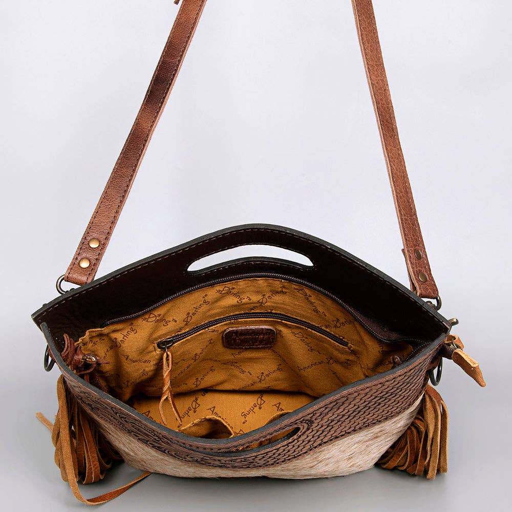 LC-ADBGS145ACGOBR Clutch Genuine Western Leather Women Bag: ADBGS145ACGOBR
