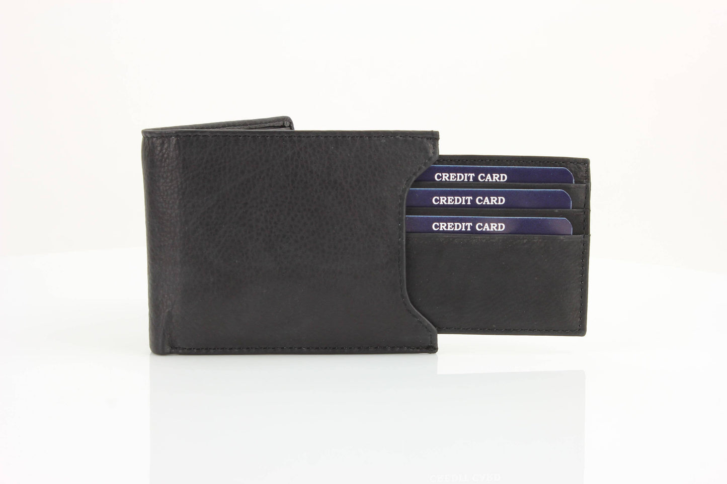 Bifold Wallet w/ Removable Card Sleeve 15725: Brown