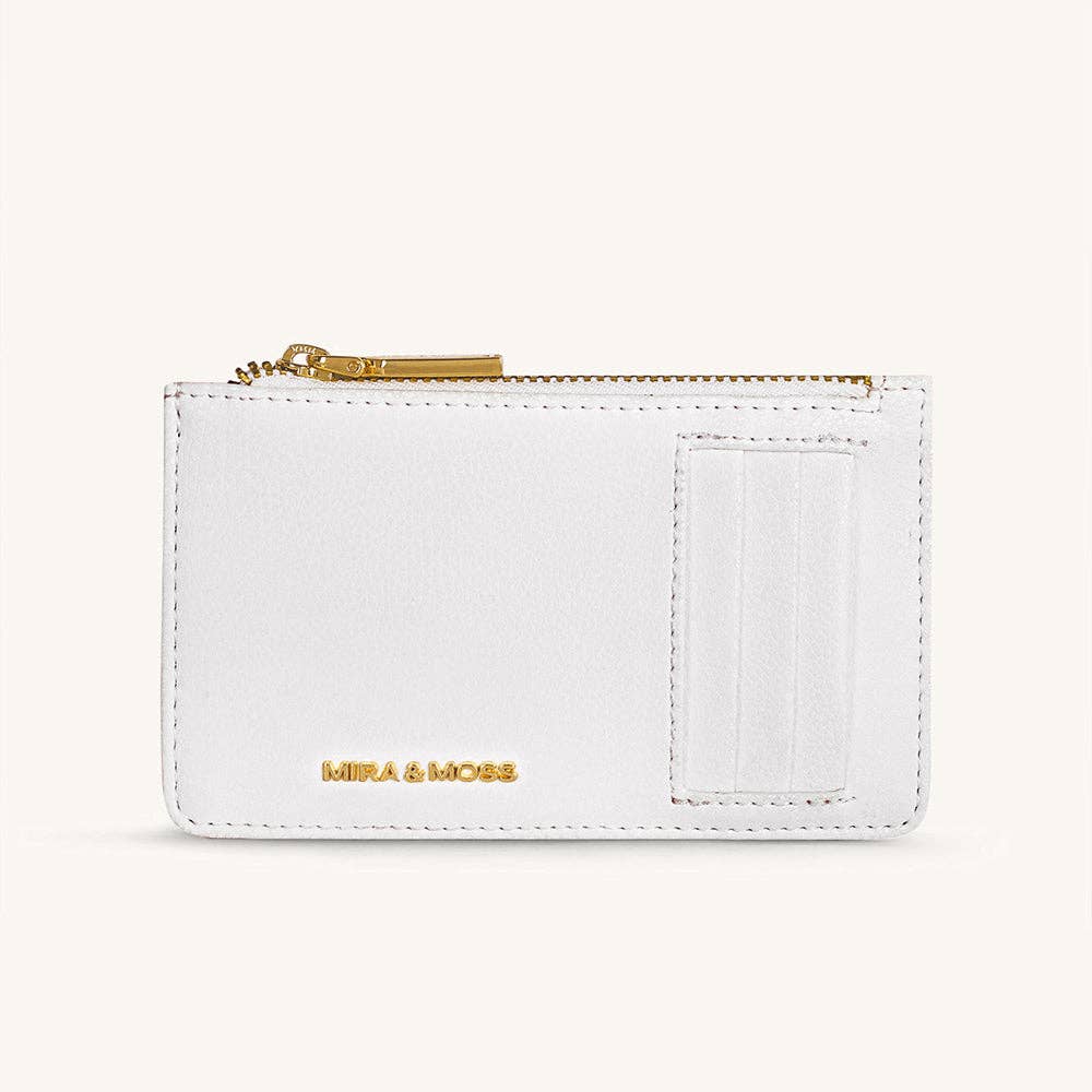 Mira & Moss Ruby Card Wallet - Ivory: IVORY