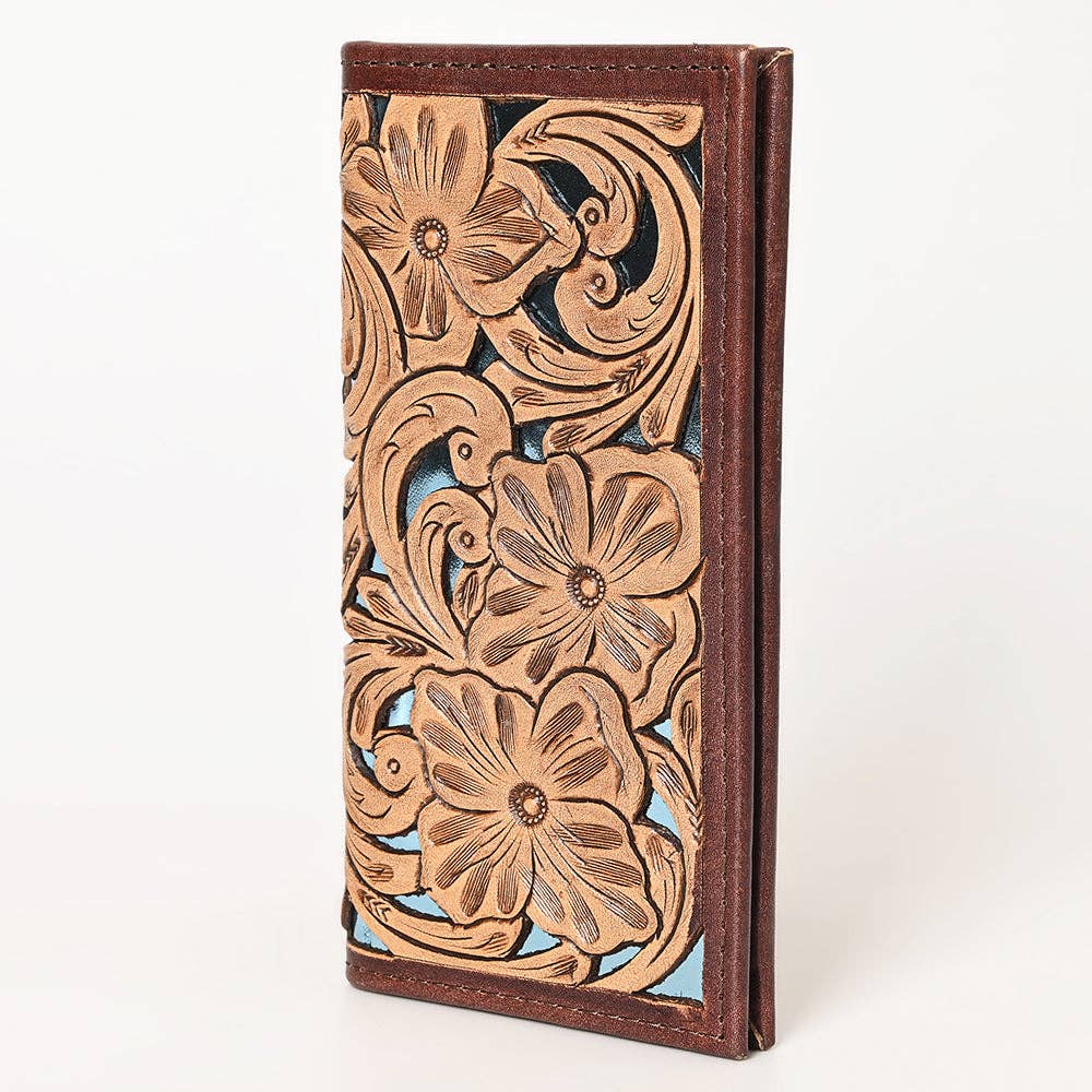 OHG119 Wallet Genuine Leather- Tooled