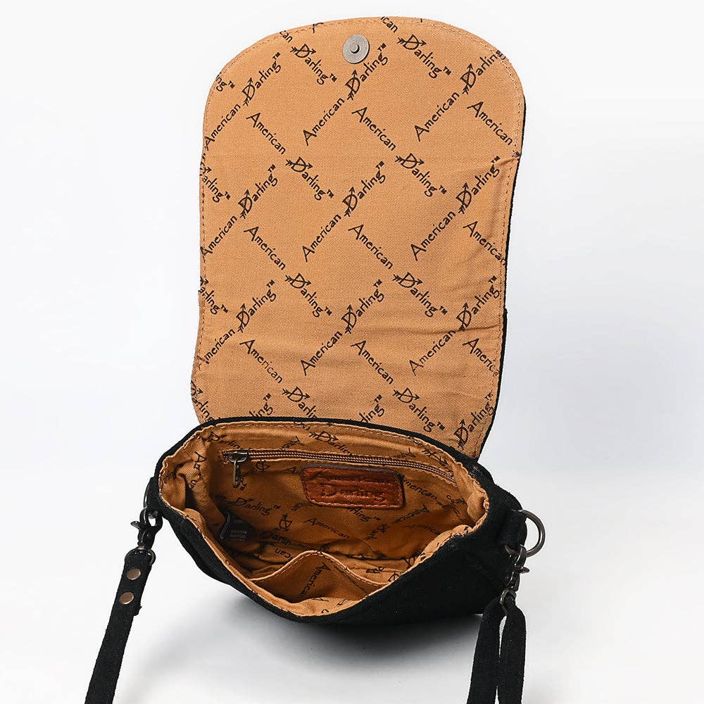 ADBG1622 Crossbody Genuine Western Leather Women Bag: ADBG1622A