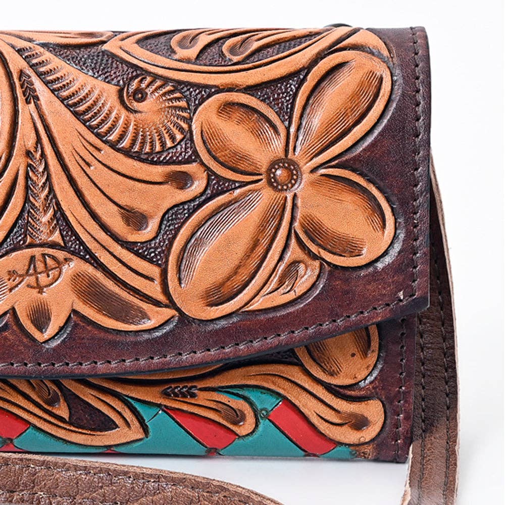 ADBG518 Wallet Genuine Western Leather Women Bag: ADBG518D