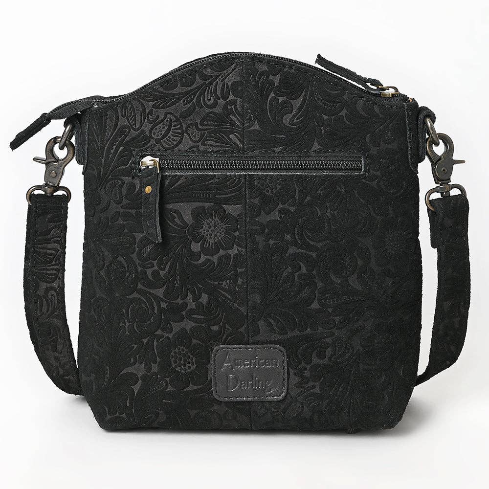 ADBG840 Crossbody Embossed Genuine Leather Genuine Western Leather Bag: ADBG840