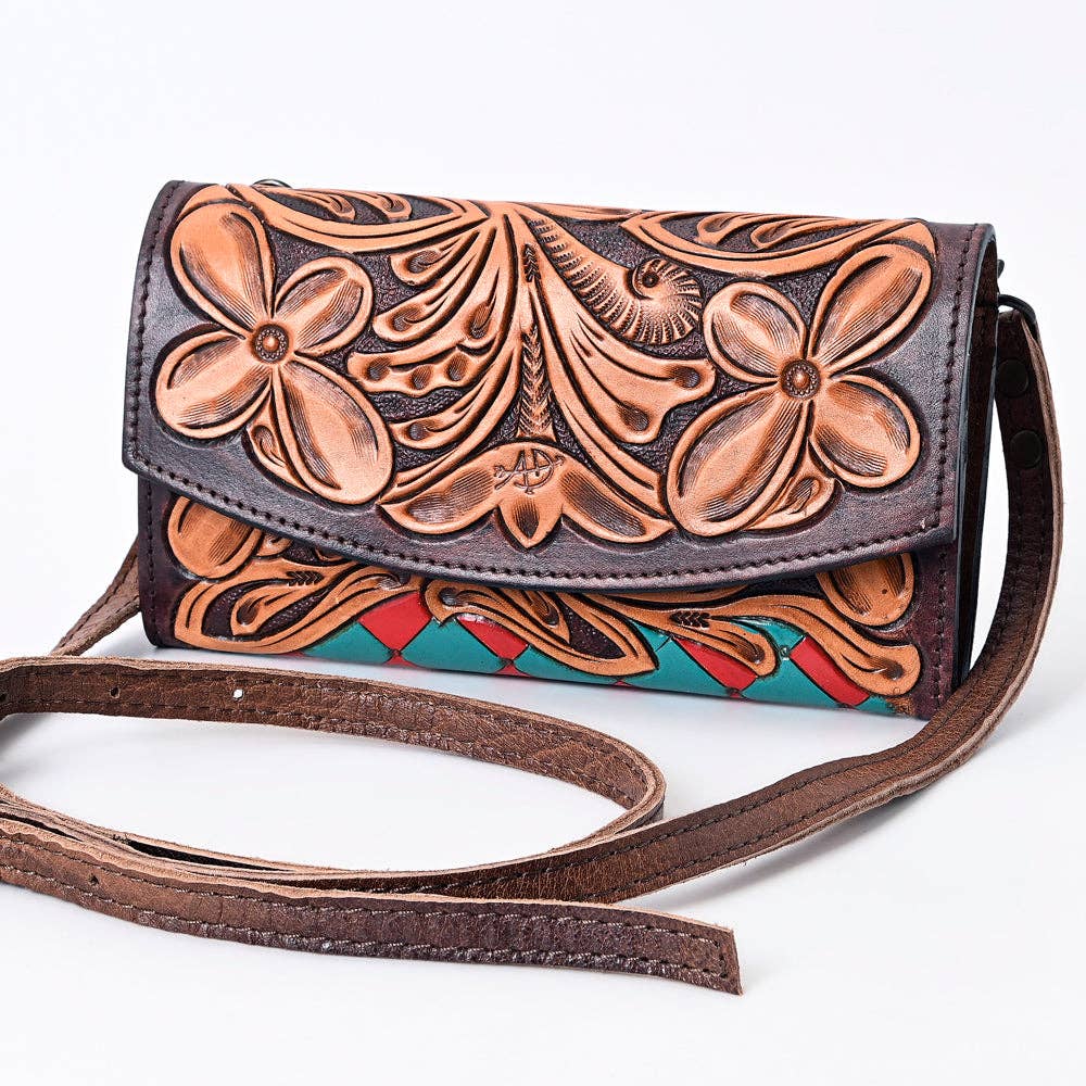 ADBG518 Wallet Genuine Western Leather Women Bag: ADBG518D