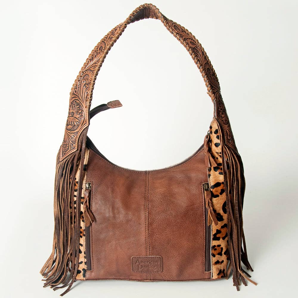 803E Hobo Hair On Genuine Western Leather Women Bag Pearl: ADBG803H