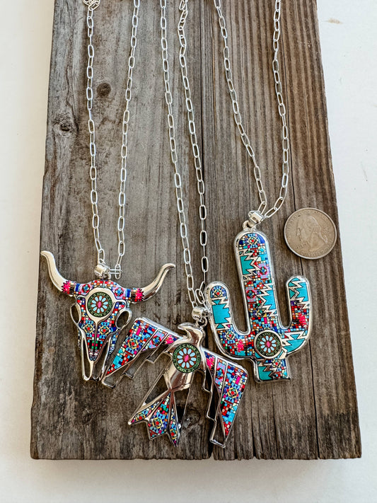 Western Pendant Necklace - STEER