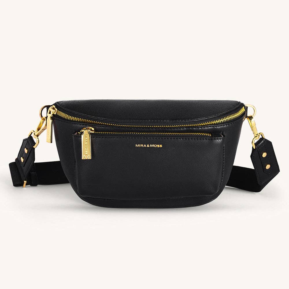 Mira & Moss Blair Fanny Bag - Black: BLACK