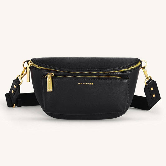 Mira & Moss Blair Fanny Bag - Black: BLACK