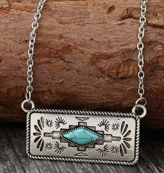Turquoise Necklace Western 