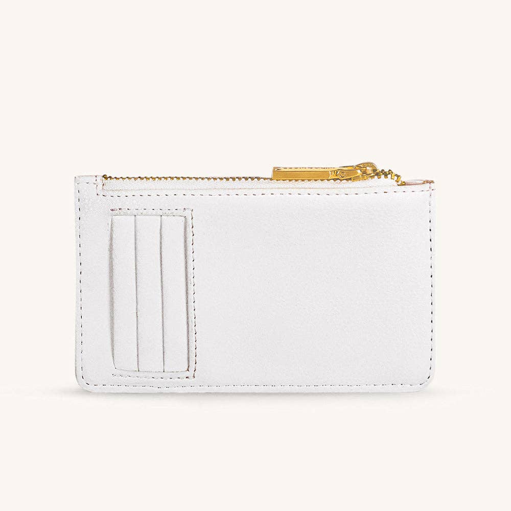 Mira & Moss Ruby Card Wallet - Ivory: IVORY