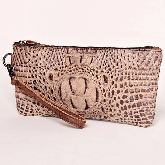 ADBG768 Crocodile Embossed: ADBG768B